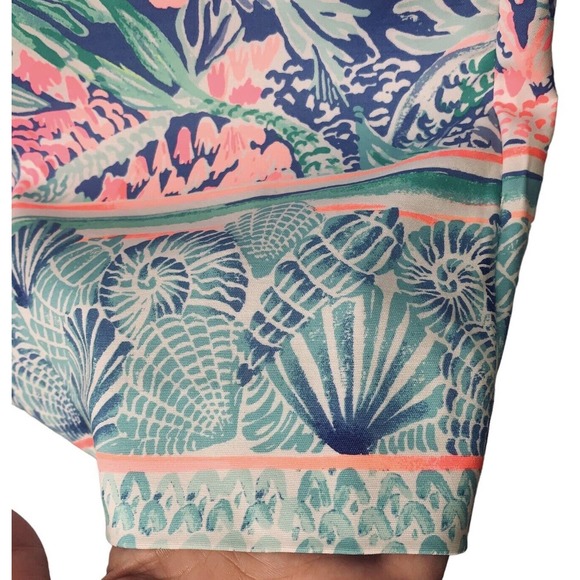 Lilly Pulitzer Pink and Blue Mini Dress - Picture 11 of 16